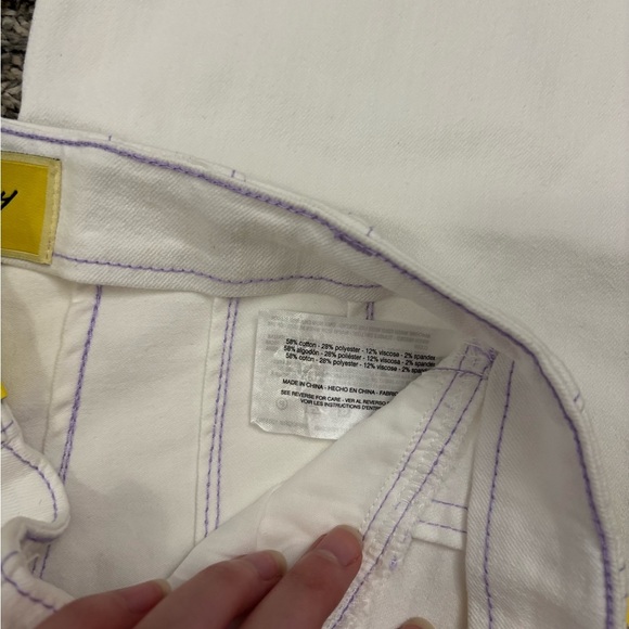 Circus By Sam Edelman Super High Rise Flare Jeans In White Sz 27 NWT | Flared - - Picture 7 of 13